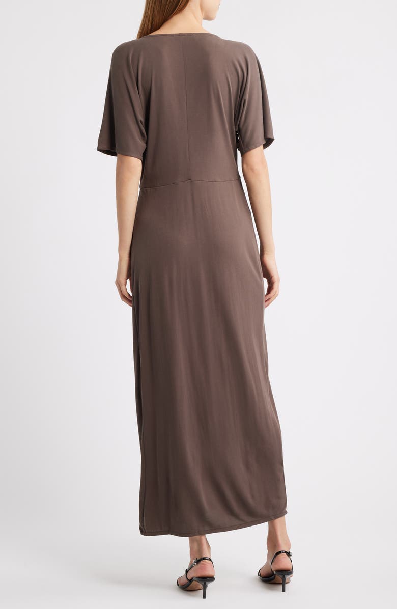 MANGO Ricarda Gathered Maxi Dress, Alternate, color, 