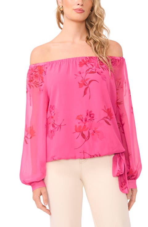 Floral Off the Shoulder Top