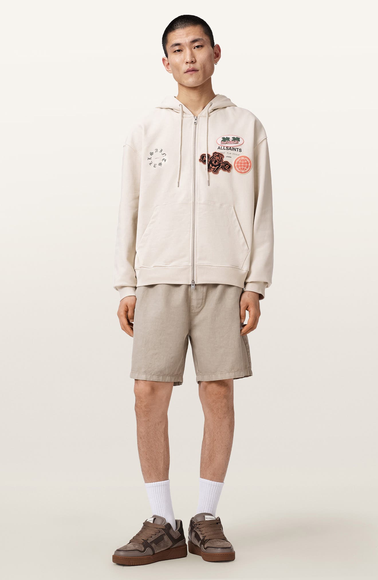 Patcher Graphic Cotton Zip Front Hoodie (Men) | Nordstrom