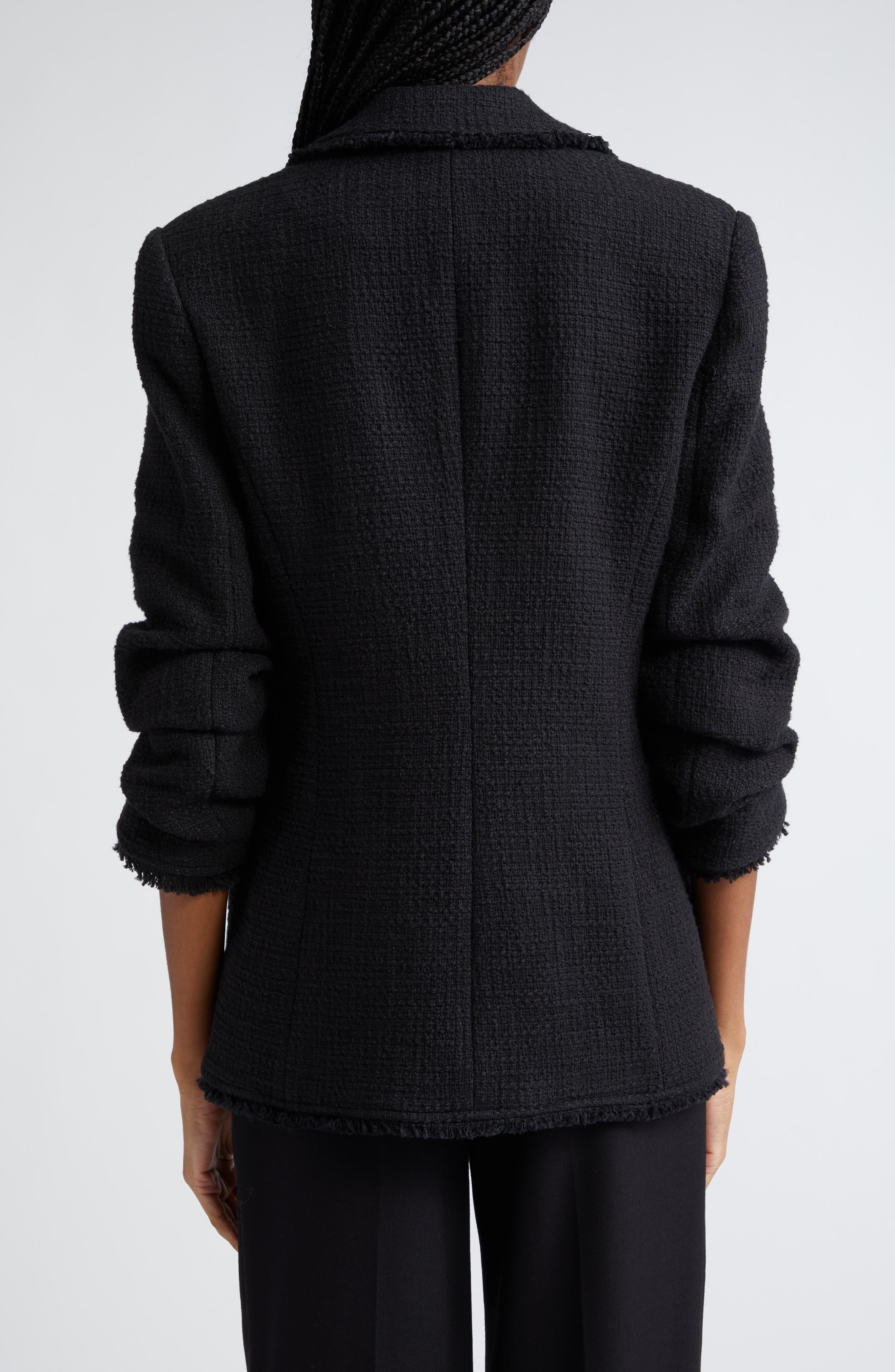 Khloe Boucle Blazer - image 2