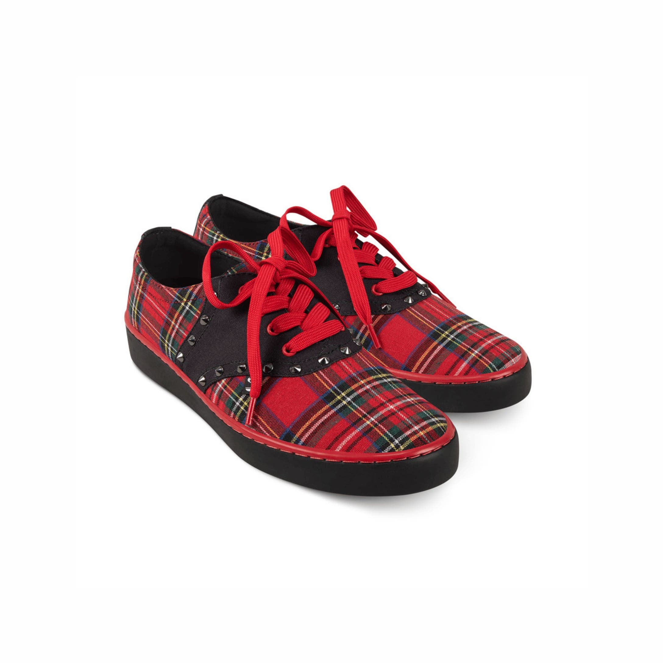Hot Chocolate Design Rebel Tartan Women's Casual Sneakers, Main, color, Rebel Tartan