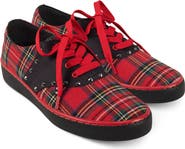 Hot Chocolate Design Rebel Tartan Women's Casual Sneakers