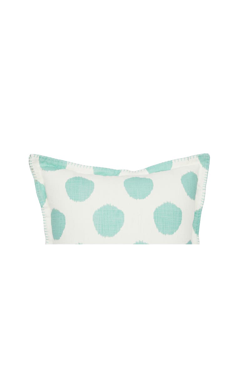 Surf Dot Printed Accent Throw Pillow 20" x 20", Alternate, color, Green