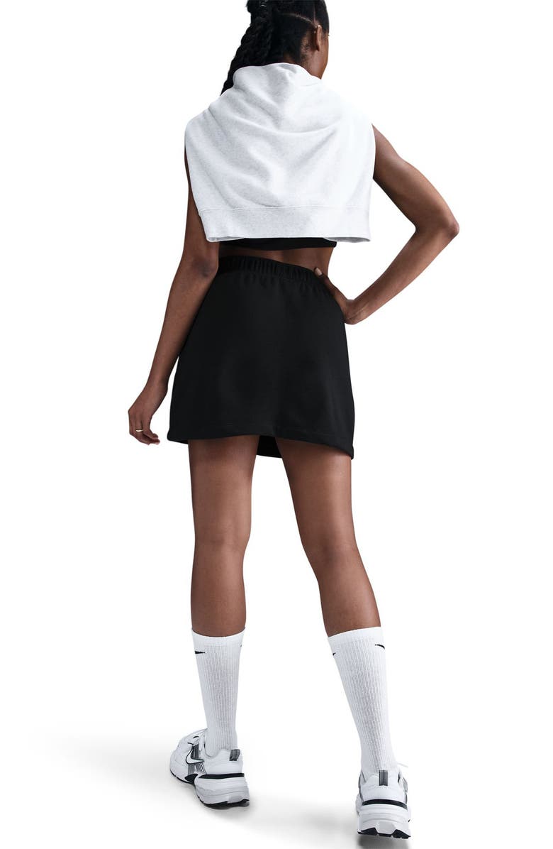 Nike Sportswear Club Fleece Skirt, Alternate, color, Black/ White