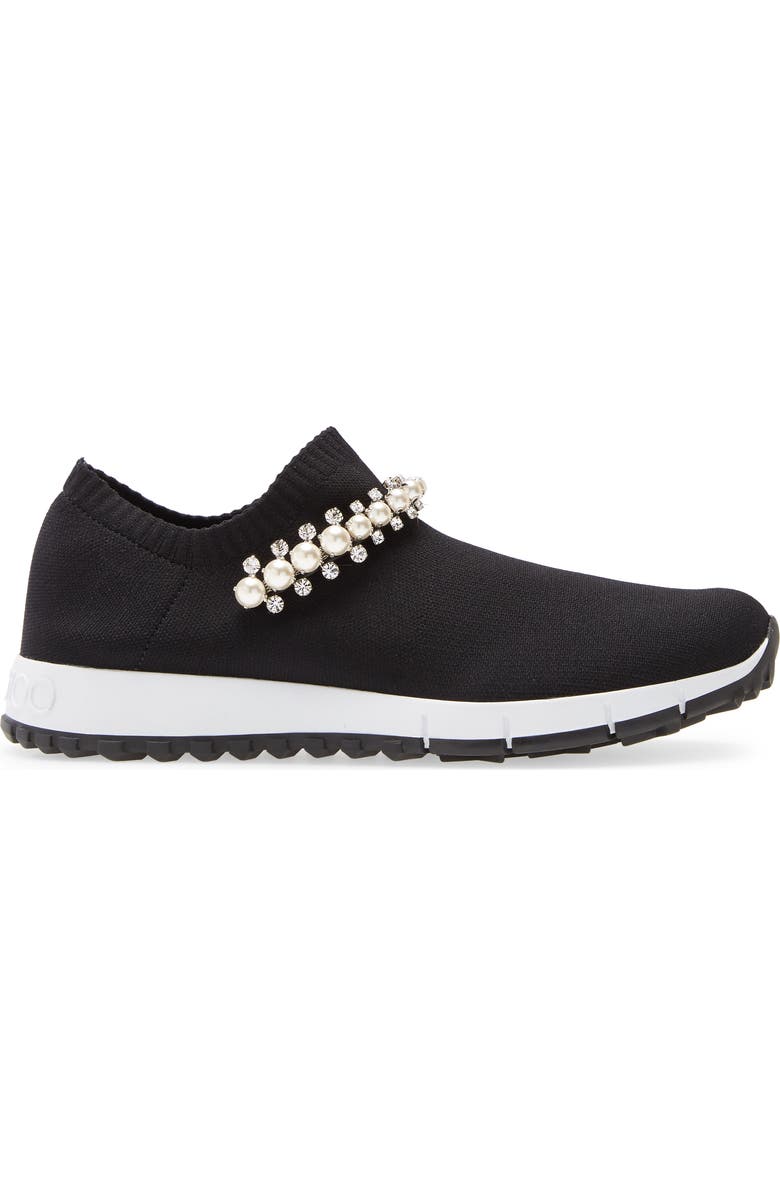 Jimmy Choo Verona Embellished Knit Sneaker, Alternate, color,