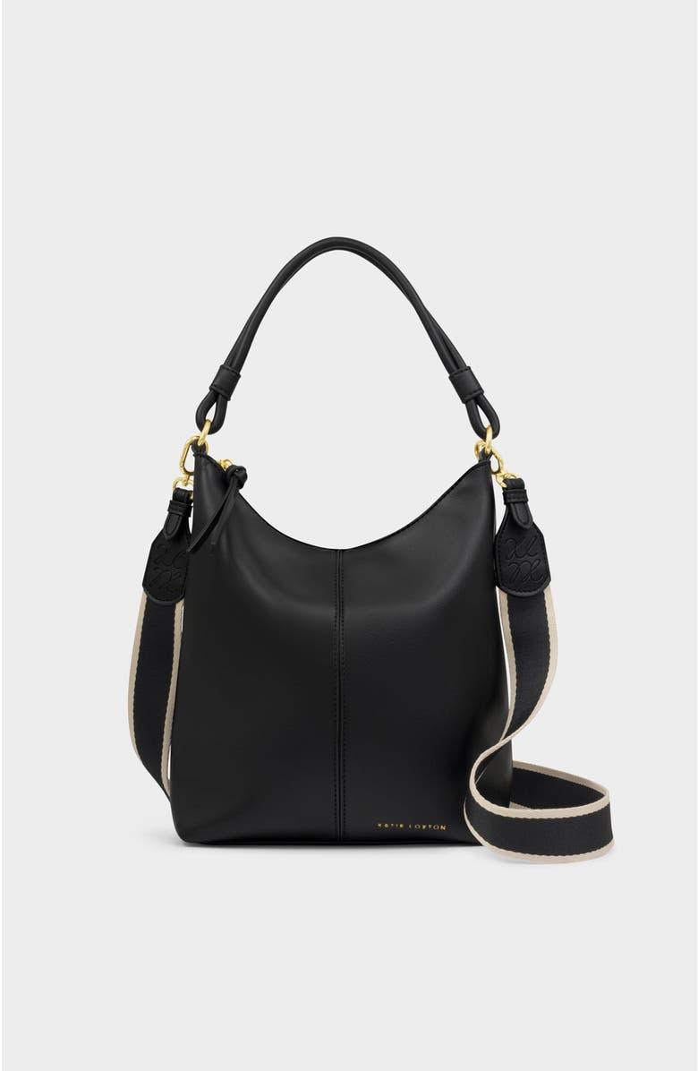 Katie Loxton Hallie Satchel Bag, Main, color, Black