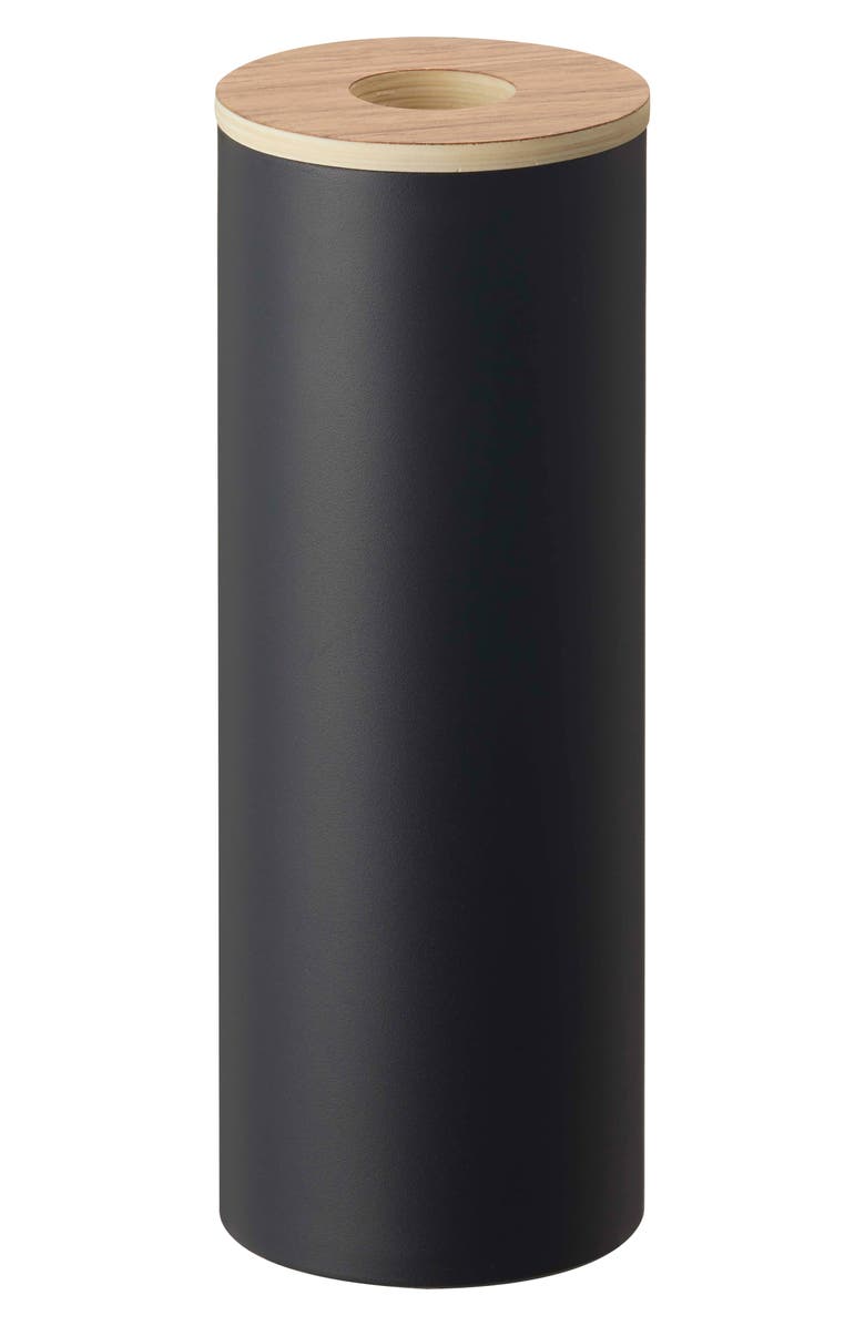 Yamazaki Large Round Tissue Case, Main, color, Walnut