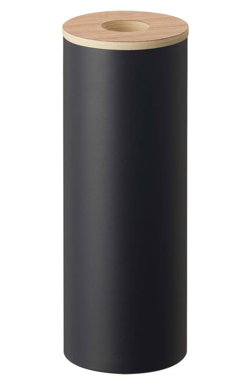 Yamazaki Large Round Tissue Case In Black