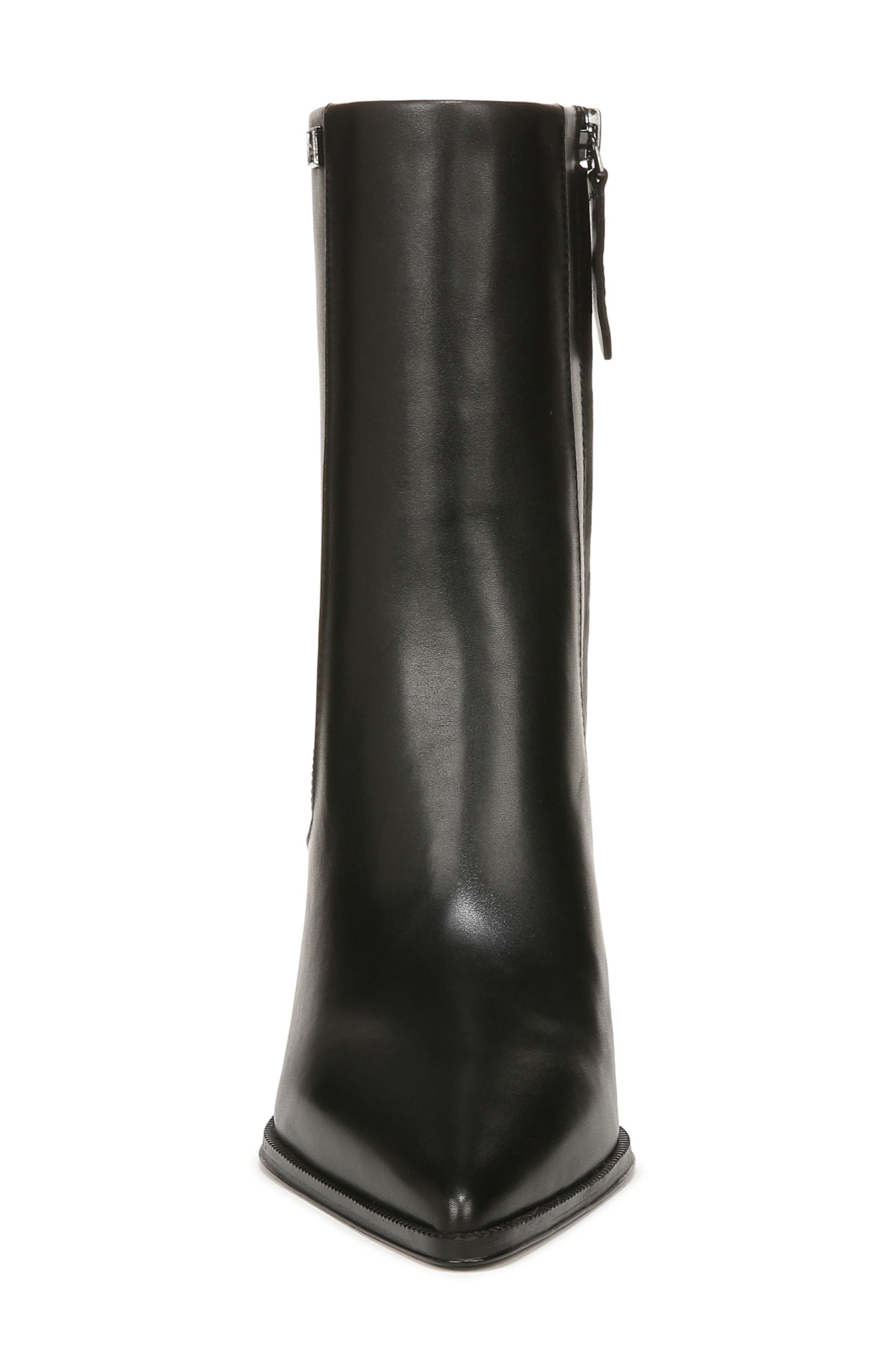 Franco Sarto Appia Pointed Toe Bootie, Alternate, color, Black