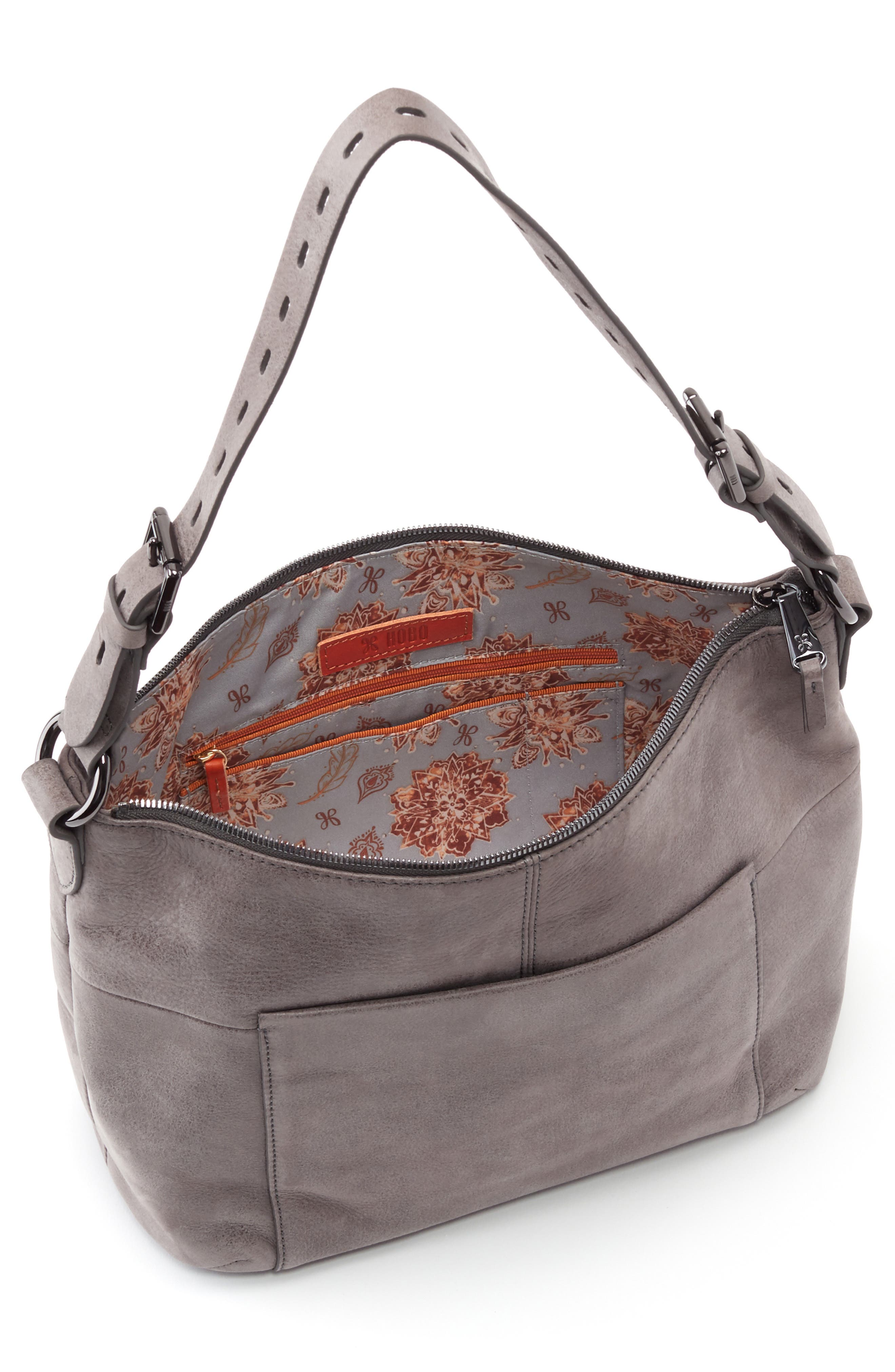 HOBO Charlie Shoulder Bag, Alternate, color, Titanium