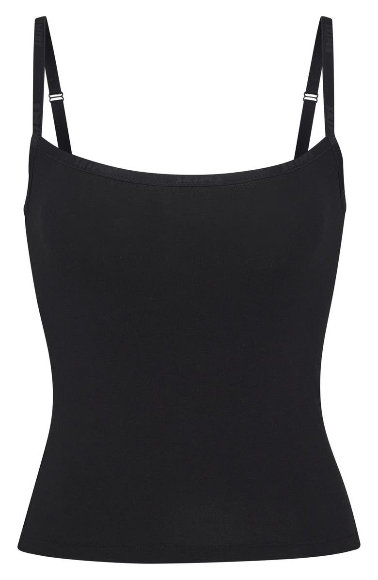 SKIMS Stretch Cotton Logo Tank, Alternate, color, 