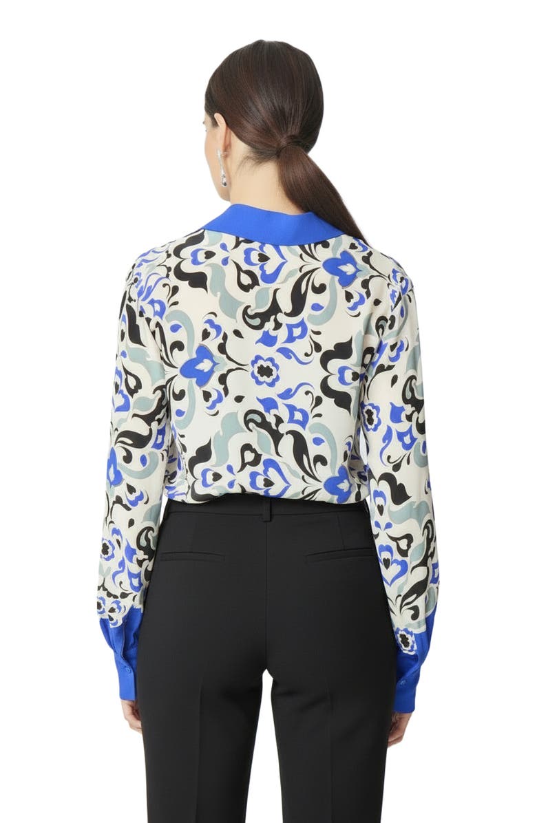 Gilner Farrar Lara Blouse, Alternate, color, Porto Print