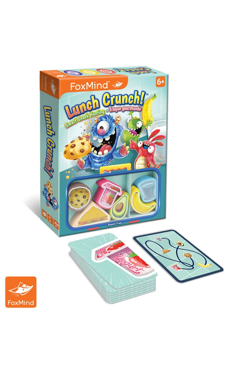 FoxMind Lunch Crunch Yummy Monster Themed Card Game, Alternate, color, Multicolored