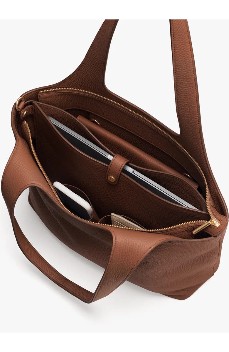 Cuyana System Zipper Tote 13-inch, Alternate, color, Dark Chestnut