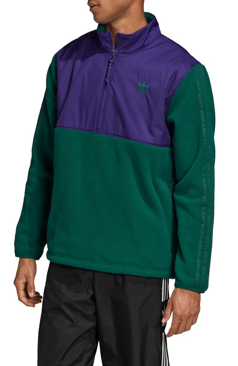 adidas Originals Speed Pack Fleece Half-Zip Pullover, Main, color,