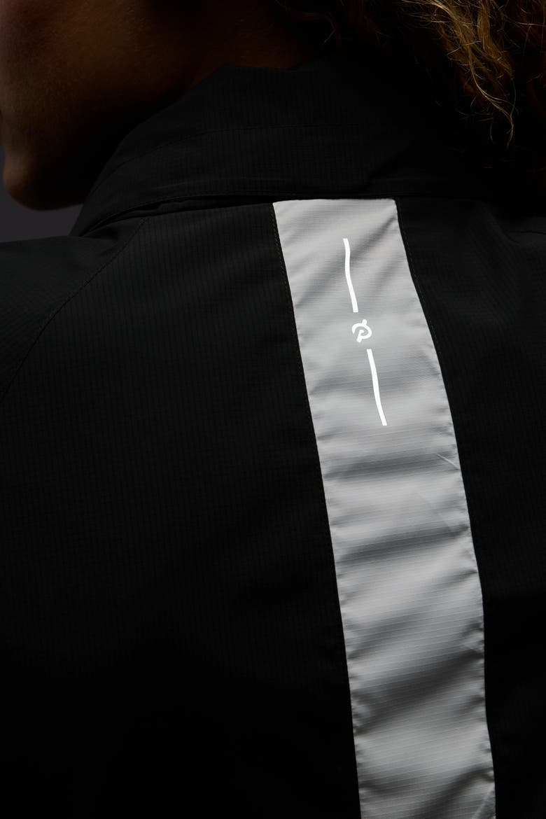 Woven Seamed Run Shell, Alternate, color, JET BLACK
