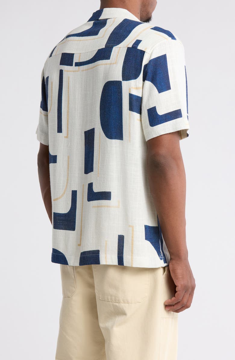 JASON WU Abstract Camp Shirt, Alternate, color,