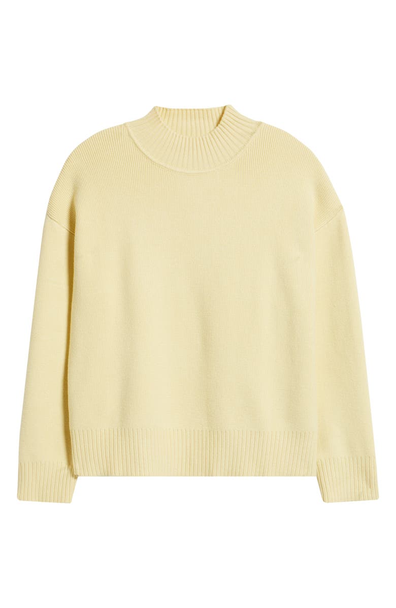 MANGO Rino Mock Neck Sweater, Alternate, color, Yellow