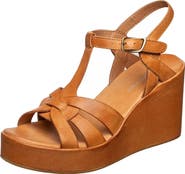 ANTELOPE Rasha T-Strap Platform Wedge Sandal