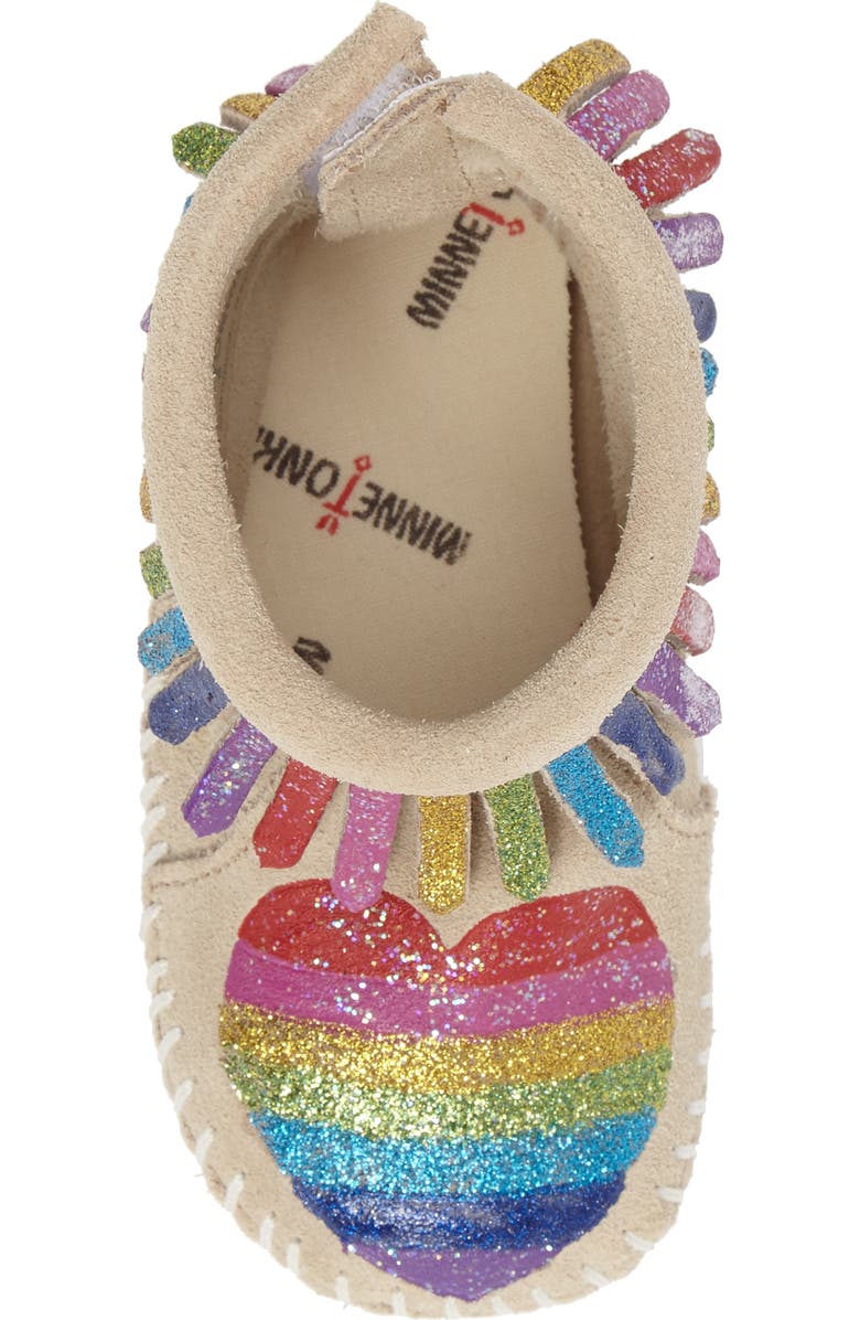 Minnetonka x Free Range Mama Love One Another Bootie, Alternate, color,