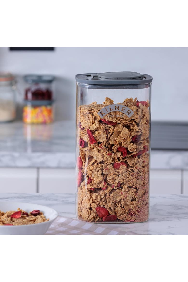 Fresh Storage Cereal Dispenser, Alternate, color, Clear