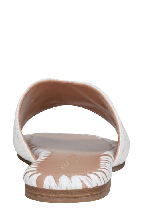 Marc Fisher Ltd Nottie Slide Sandal In Ivory
