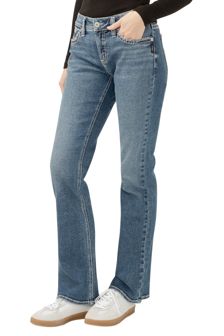 Elyse Bootcut Jeans, Main, color, SHERBROOK