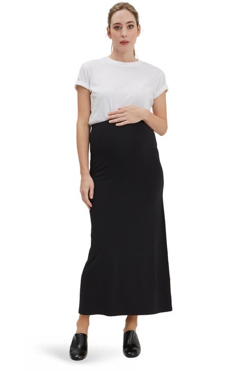 Halle Maternity Maxi Skirt
