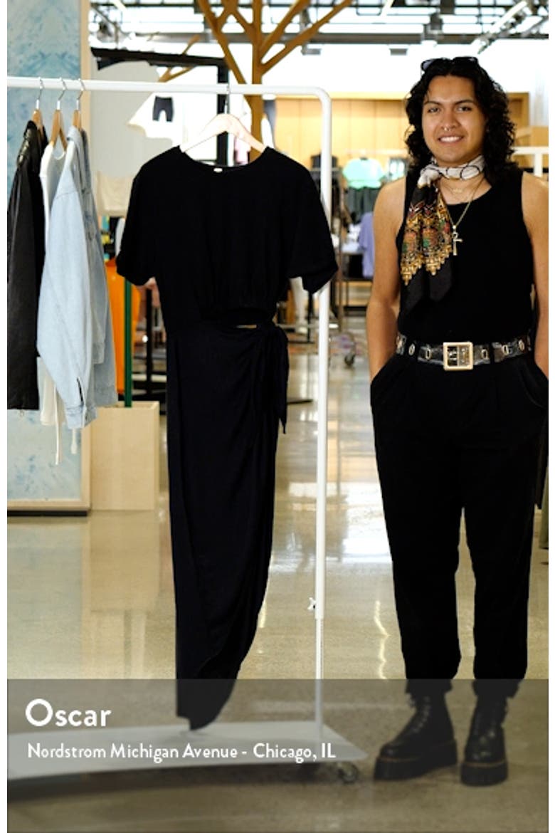 Rae Waist Cutout Asymmetric Dress video