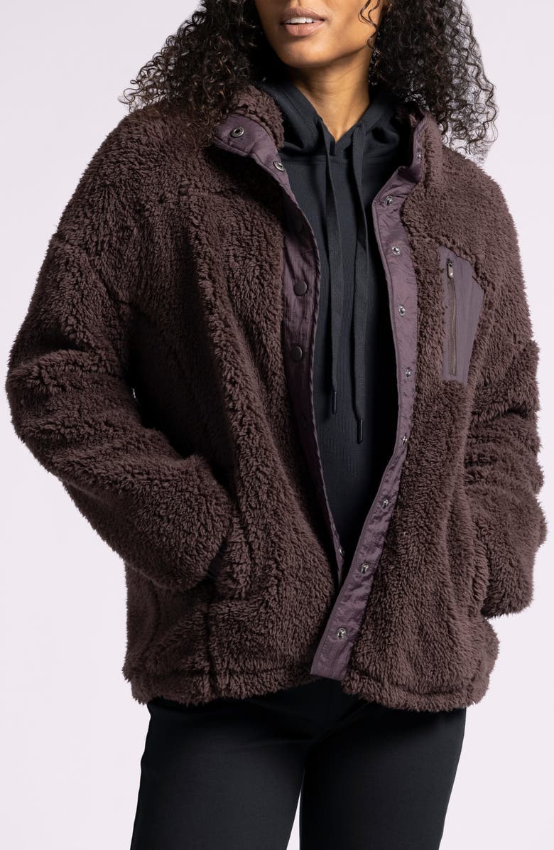 Thread & Supply Kimble Fleece Jacket, Main, color, Raisin