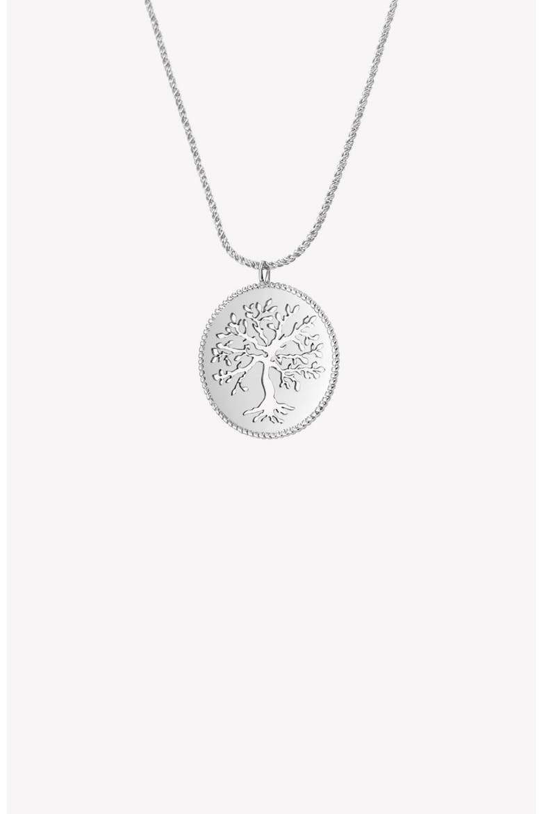 Olive Tree Necklace, Main, color,   Sterling Silver
