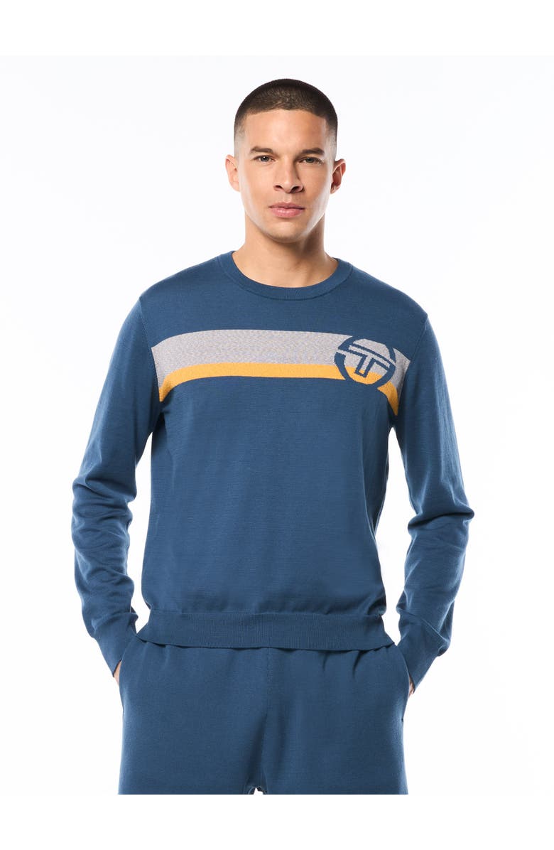Sergio Tacchini Fausto Crewneck Sweater, Main, color, Key Largo