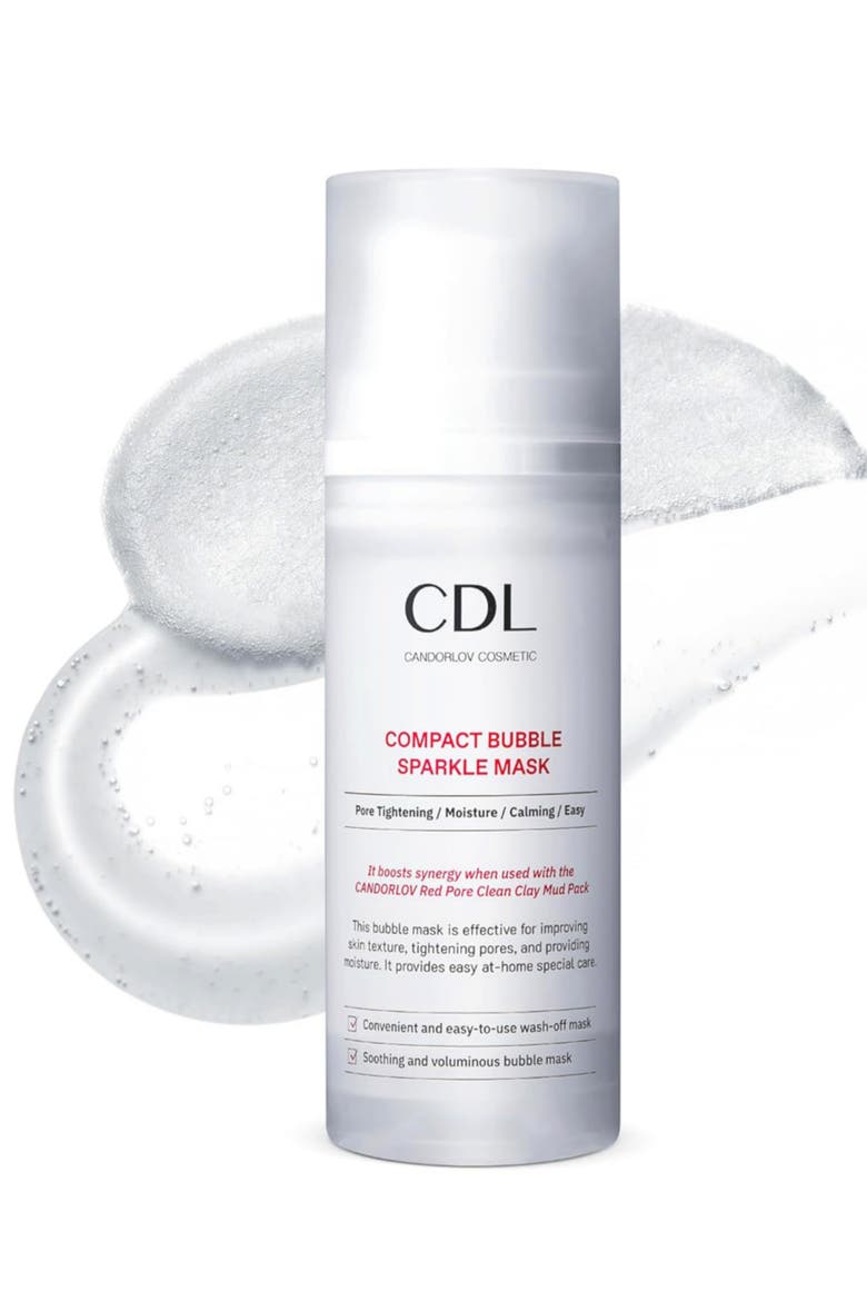 Face Mask Peptide Pore Tightening and Exfoliating Bubble Mask 3.52 oz, Main, color, White