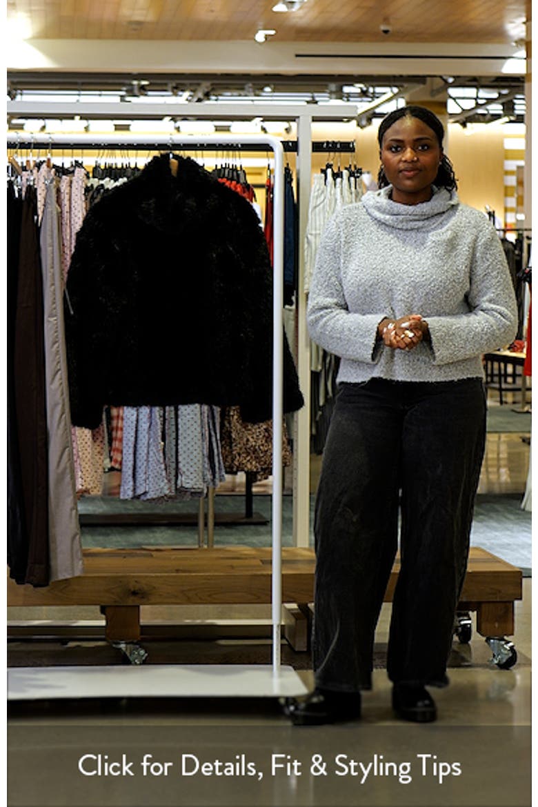 Renata Faux Fur Turtleneck video