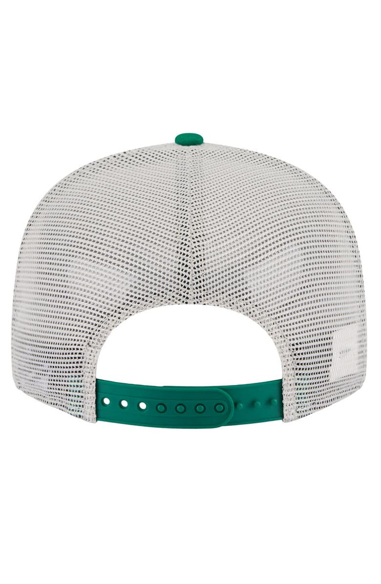 New Era Men's Boston Celtics  New Era Kelly Green Victory Grove Split Panel 9FIFTY Snapback Hat, Alternate, color, 