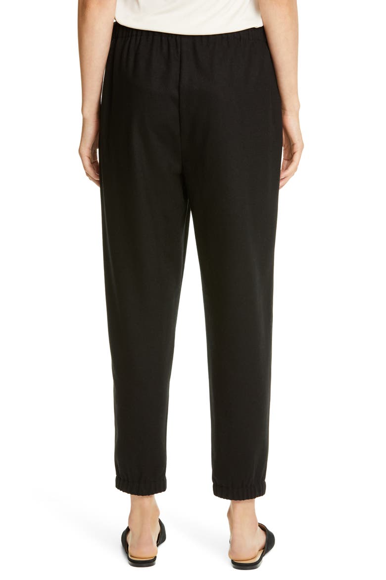 Wool Joggers, Alternate, color, BLACK