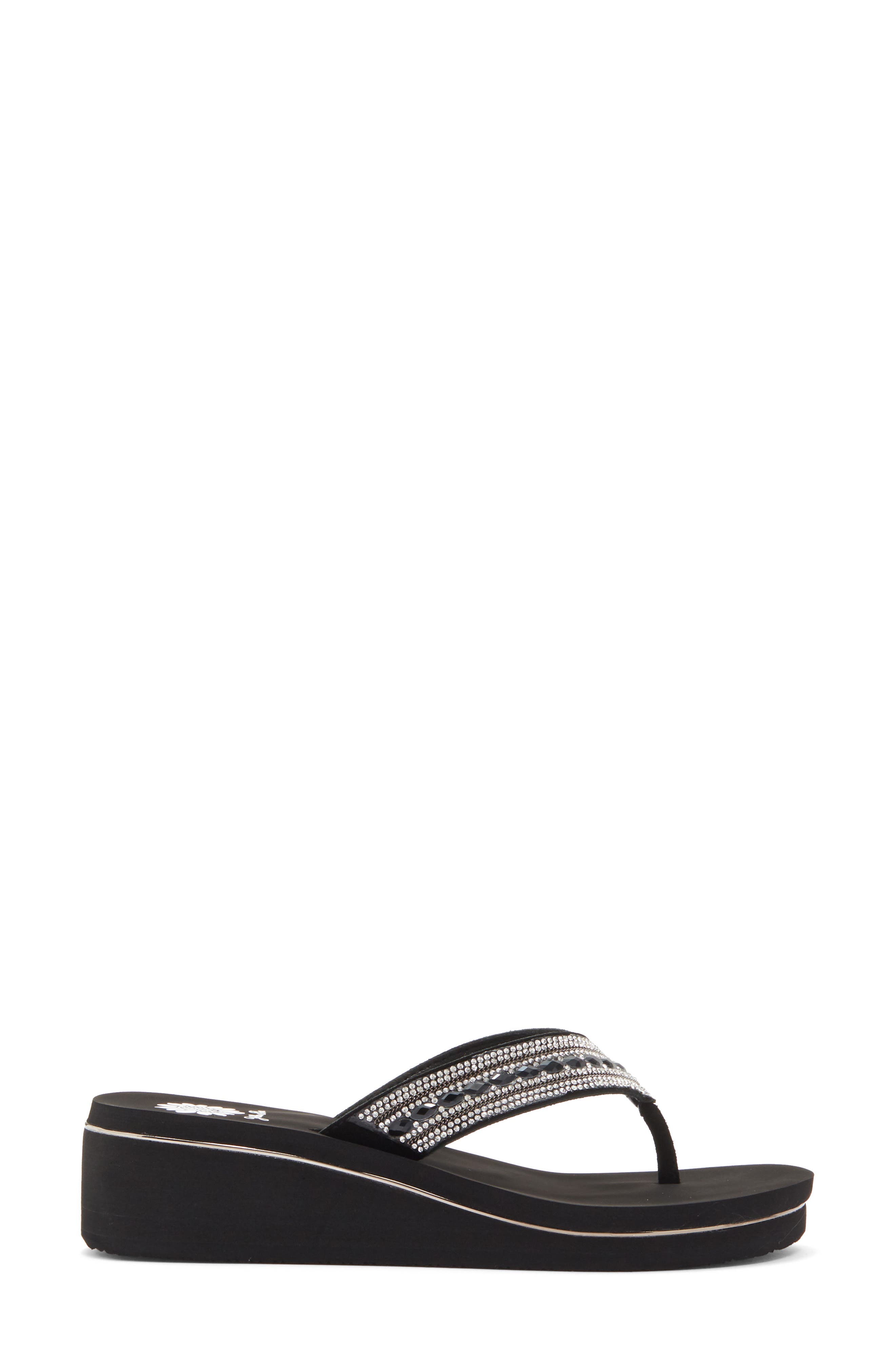 Yellow Box Premium Marcy Flip Flop Sandal, Alternate, color, Black