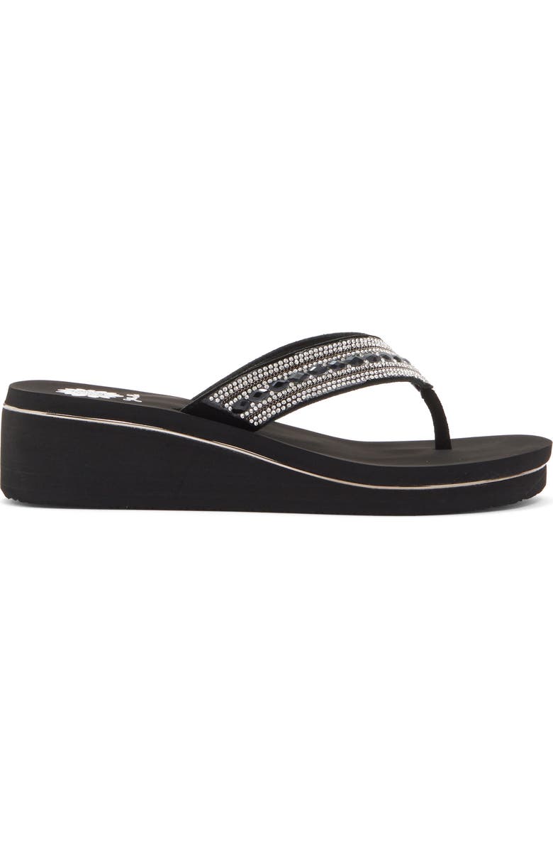 Yellow Box Premium Marcy Flip Flop Sandal, Alternate, color, Black