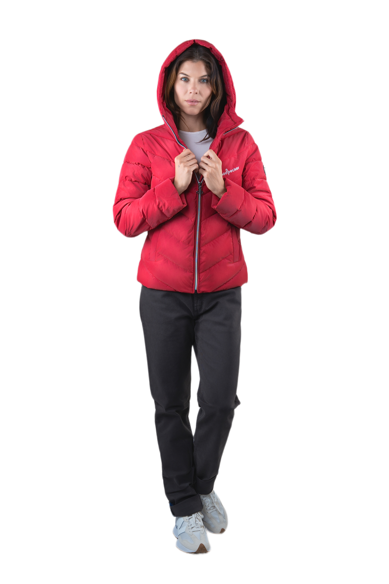 Women's Robin Medium Weight Coat, Alternate, color, RED DIAMOND