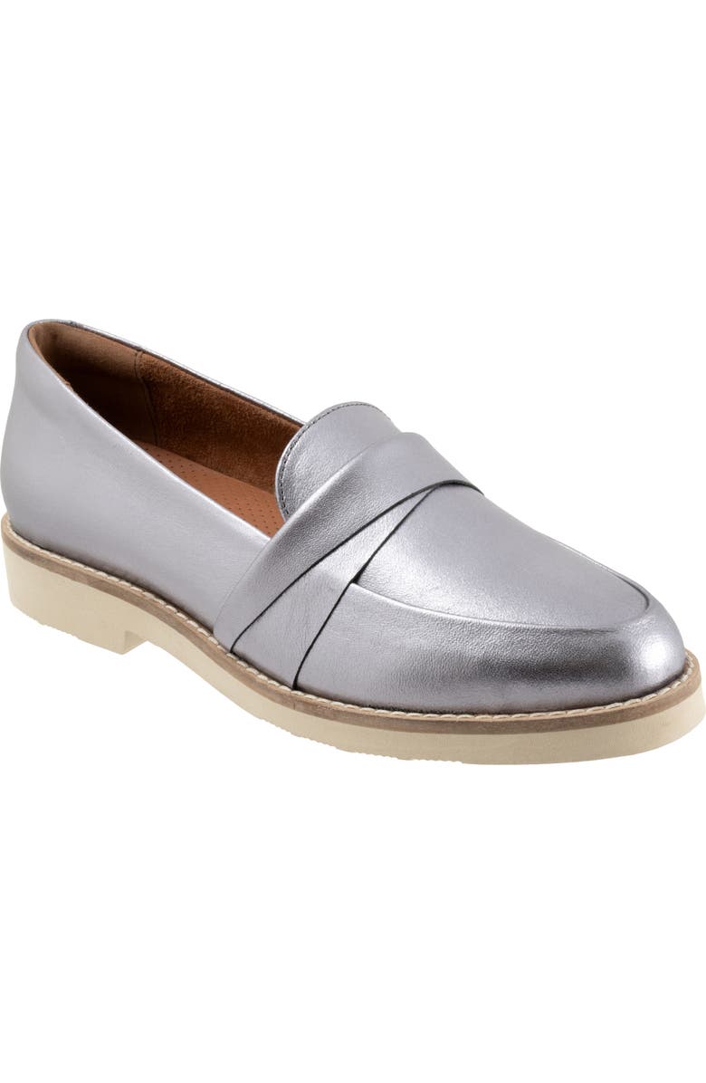 SoftWalk<sup>®</sup> Walsh Loafer - Multiple Widths Available, Main, color, Pewter
