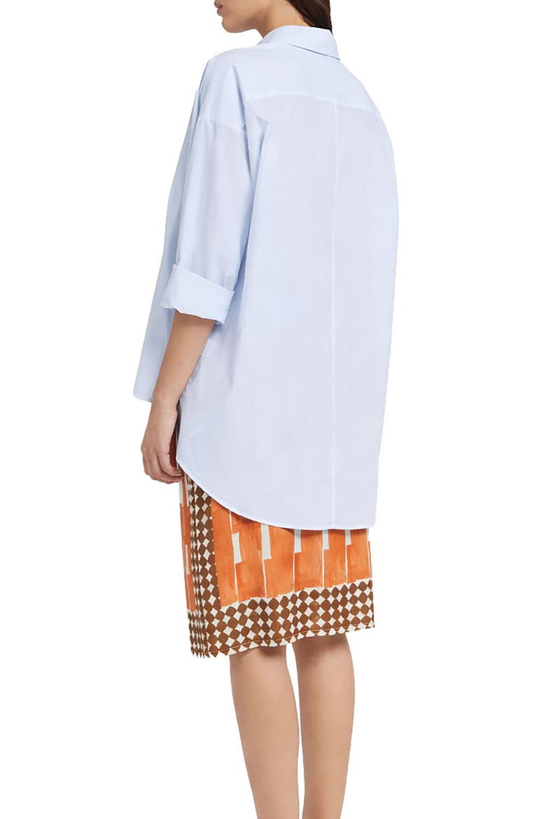 Poplin Shirt, Alternate, color, Blue