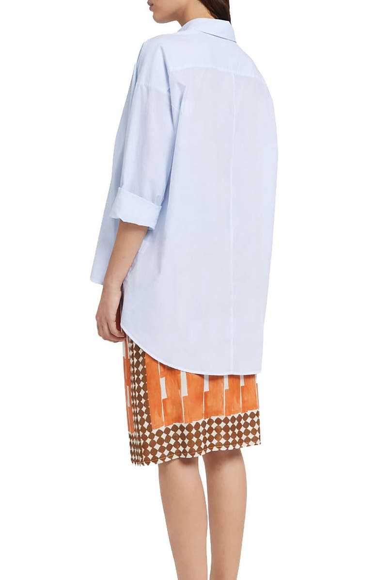 ottod'Ame Poplin Shirt, Alternate, color, Blue