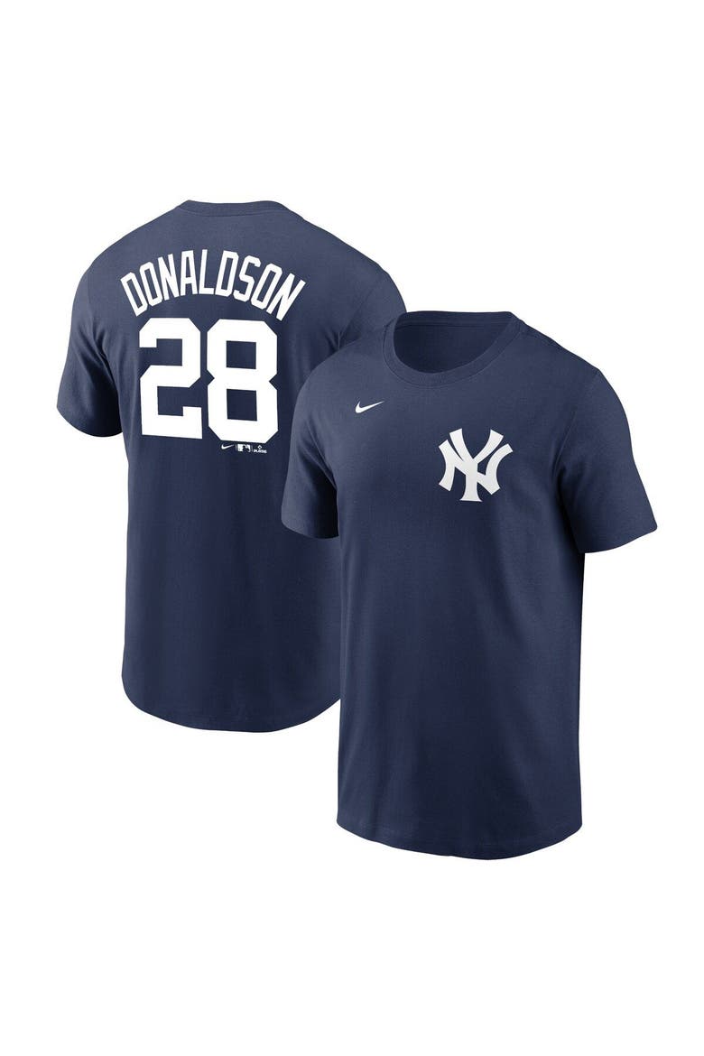 Men's Nike Josh Donaldson Navy New York Yankees Name & Number T-Shirt, Main, color, Navy
