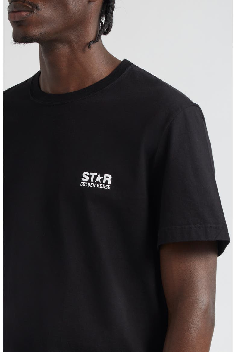 Big Star Logo Graphic Tee, Alternate, color, BLACK/ WHITE