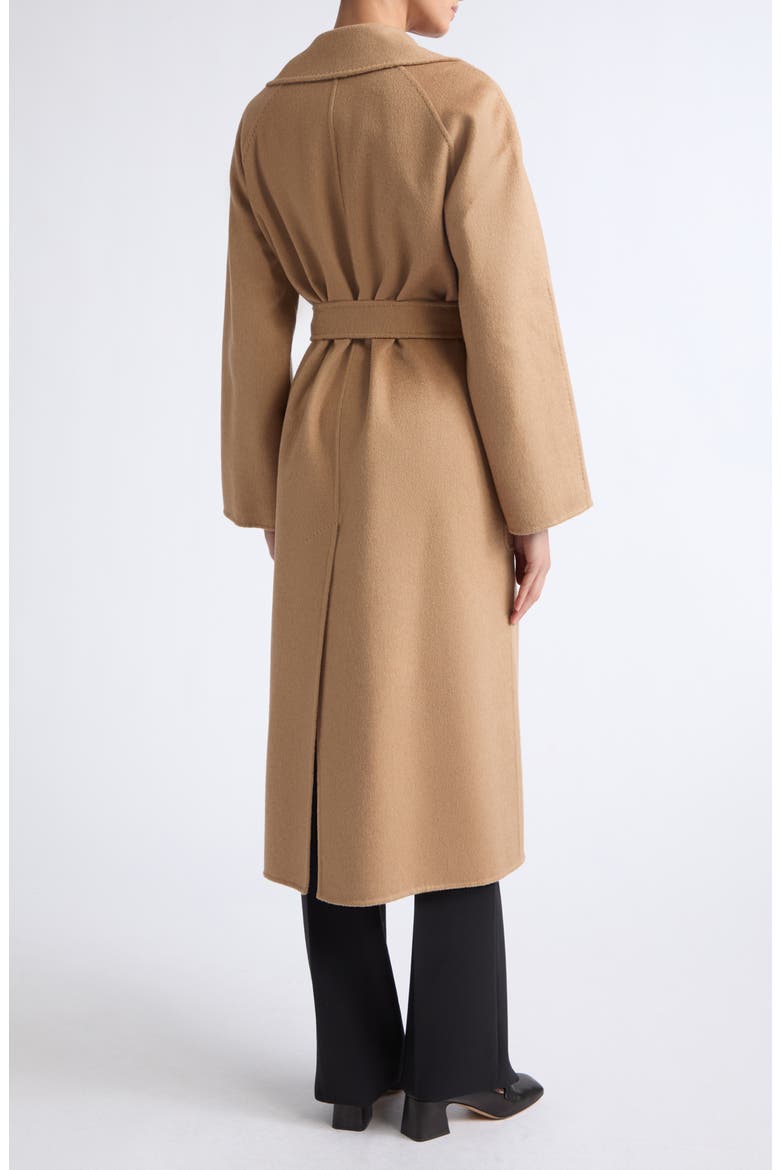 Wool Tie Waist Coat, Alternate, color, CAMEL