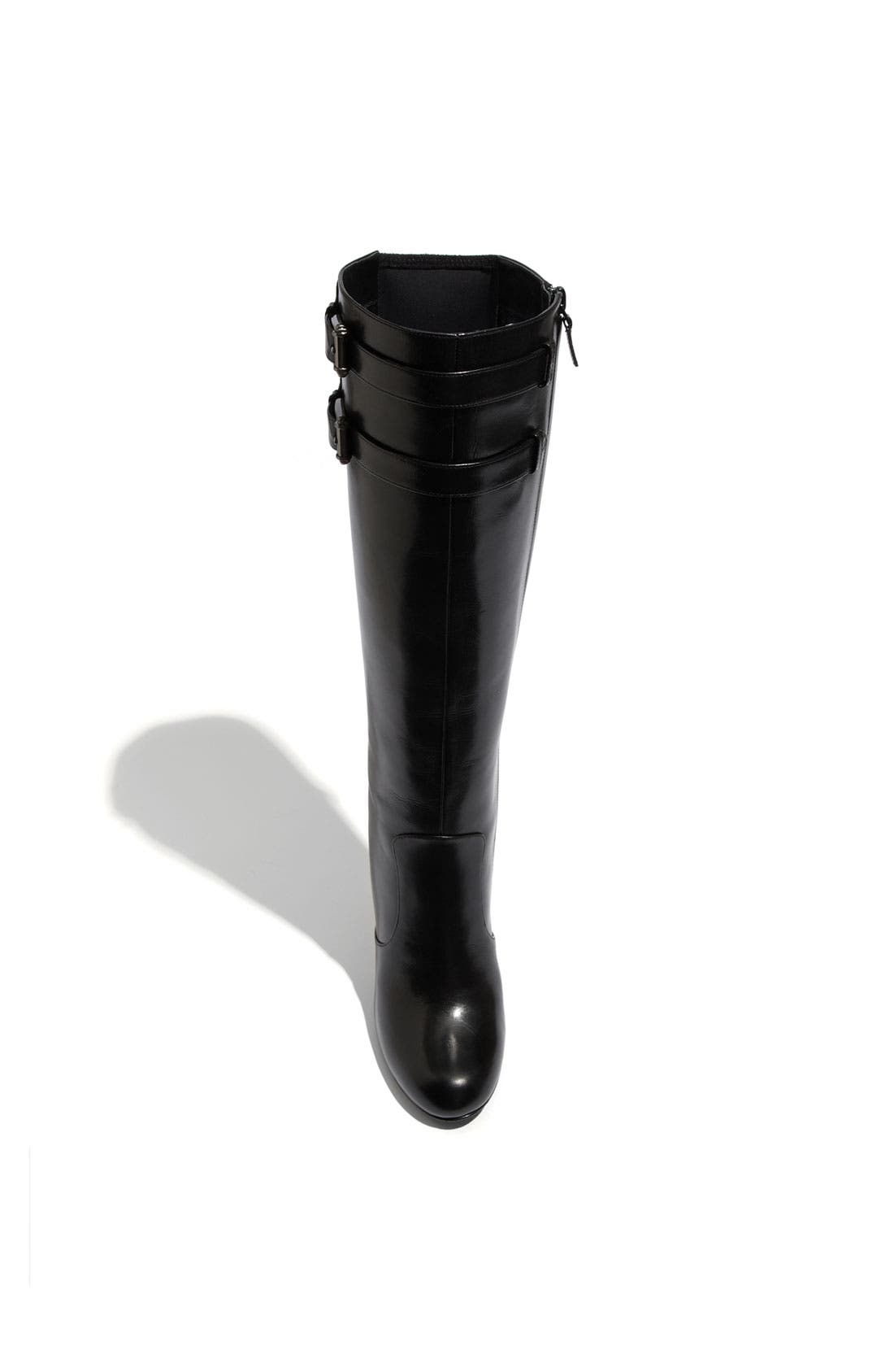 'Air Jalisa' Leather Tall Boot, Alternate, color, BLACK