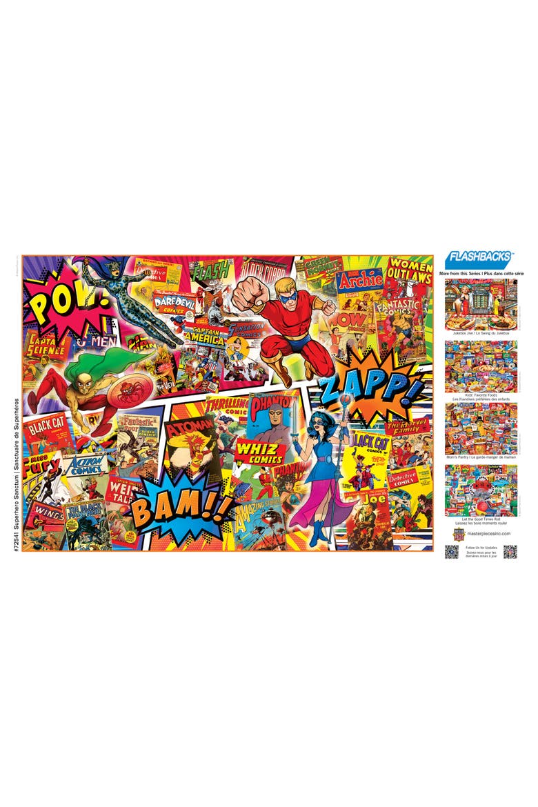 Superhero Sanctum 1000 Piece Puzzle, Alternate, color, Multicolor
