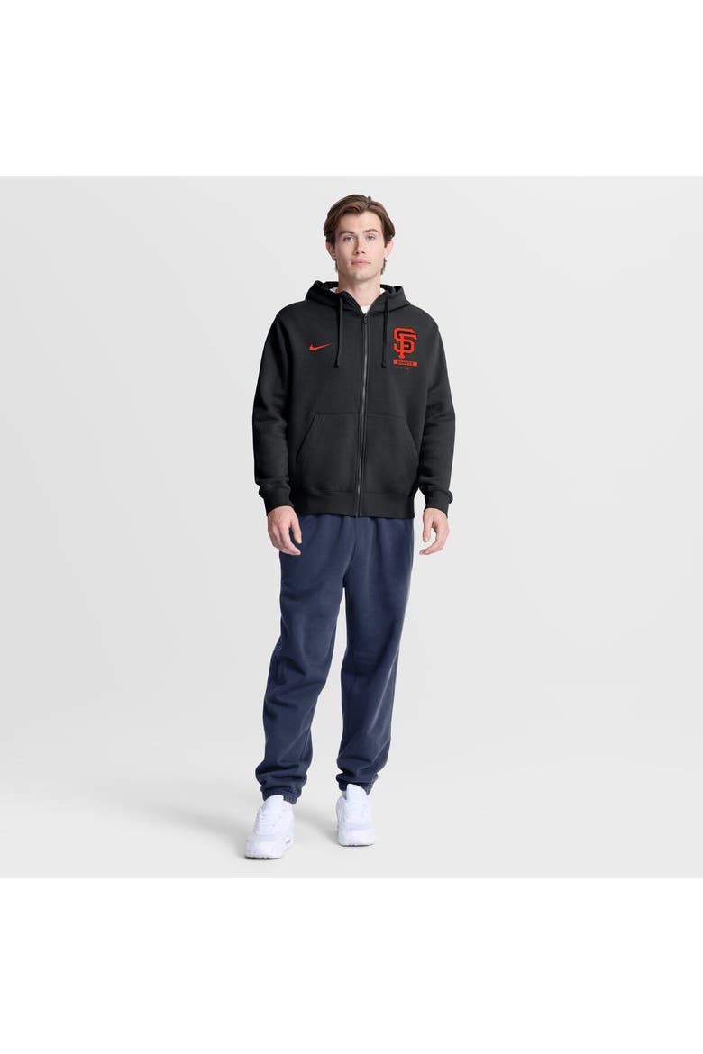 Men's Nike Black San Francisco Giants Primetime Lockup Full-Zip Hoodie, Alternate, color, Black