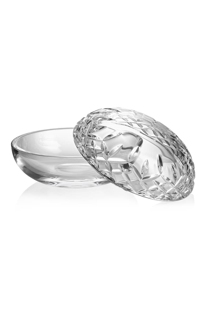 Lismore Essence Crystal Covered Box, Alternate, color, NO COLOR