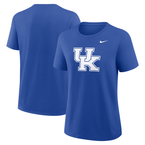 Women's Nike Royal Kentucky Wildcats Primary Logo T-Shirt